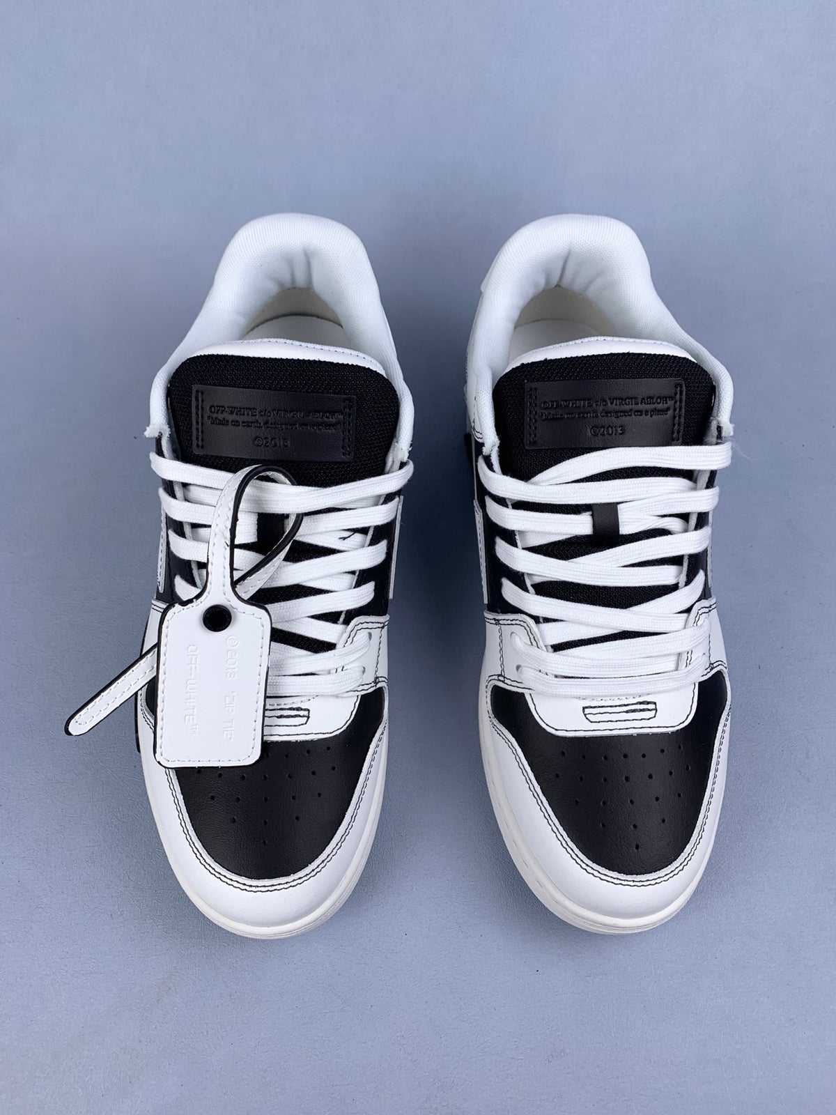 Off-White White and Black Sneakers