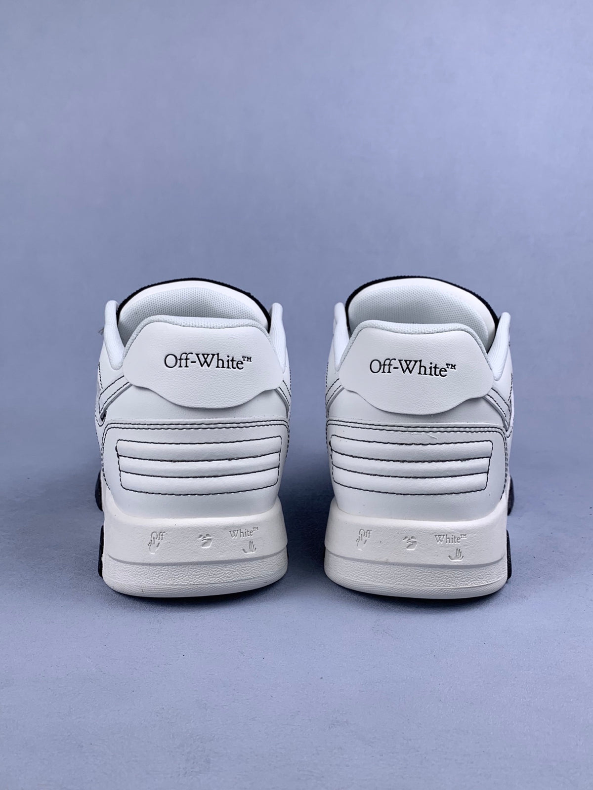 Off-White White and Black Sneakers