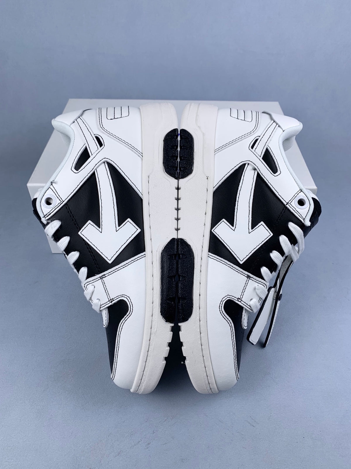 Off-White White and Black Sneakers