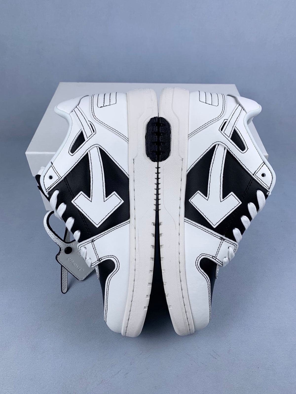 Off-White White and Black Sneakers