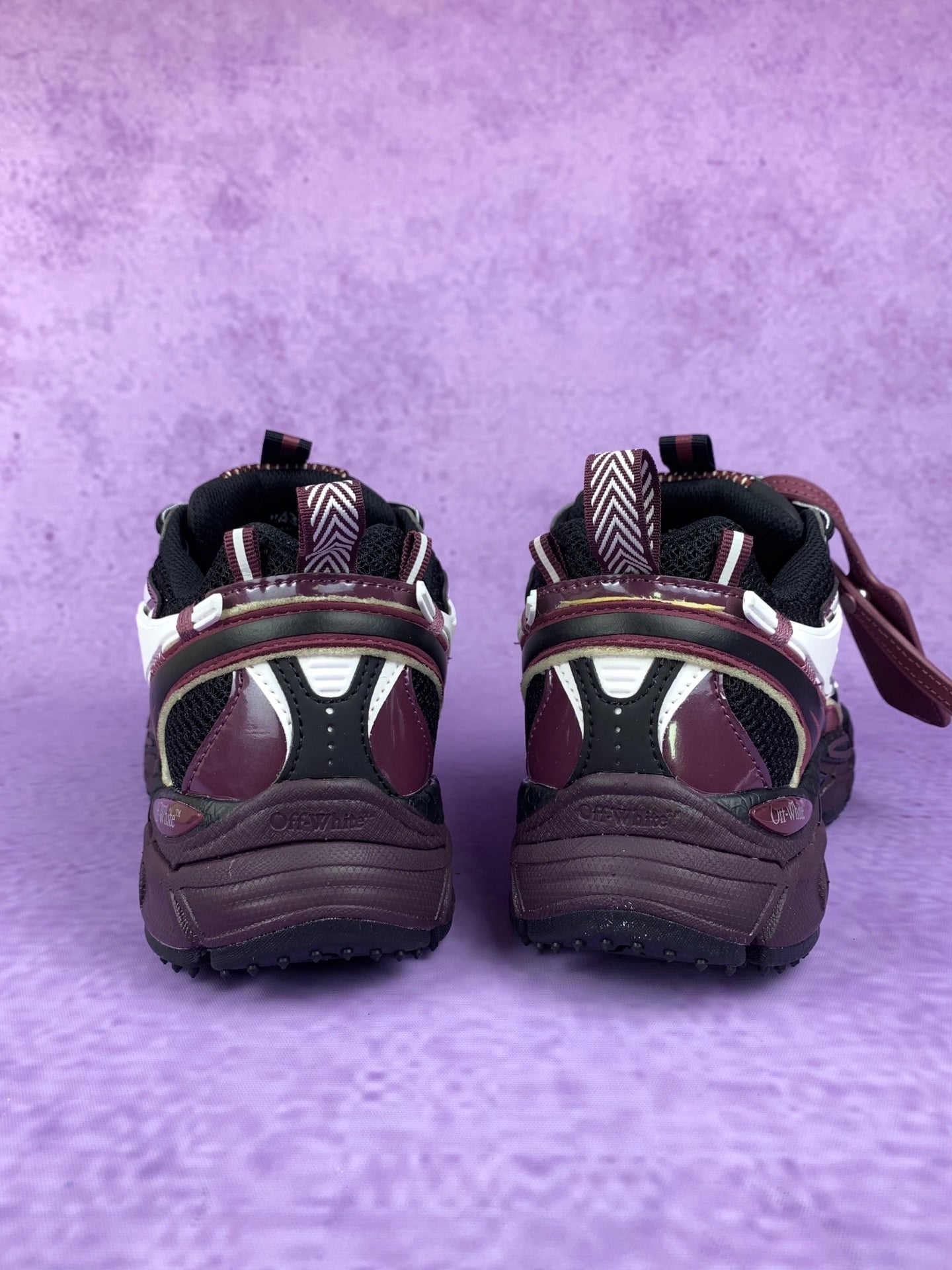 Off-White Burgundy Sneakers