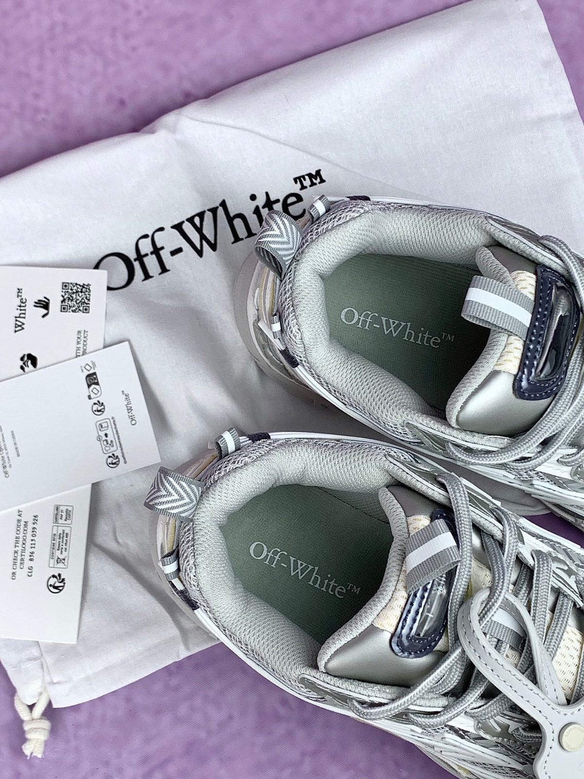 Off-White Silver Arrow Sneakers