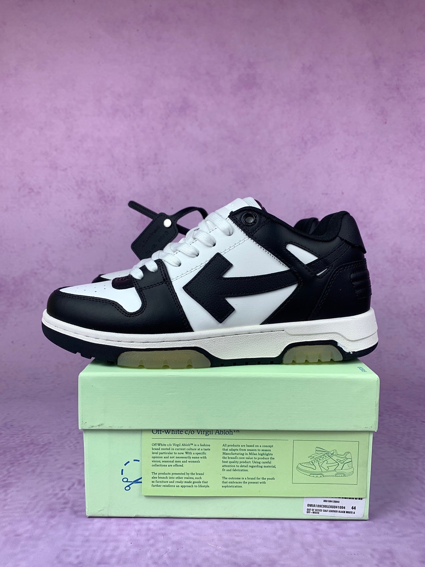 Off-White Black and White Arrow Sneakers