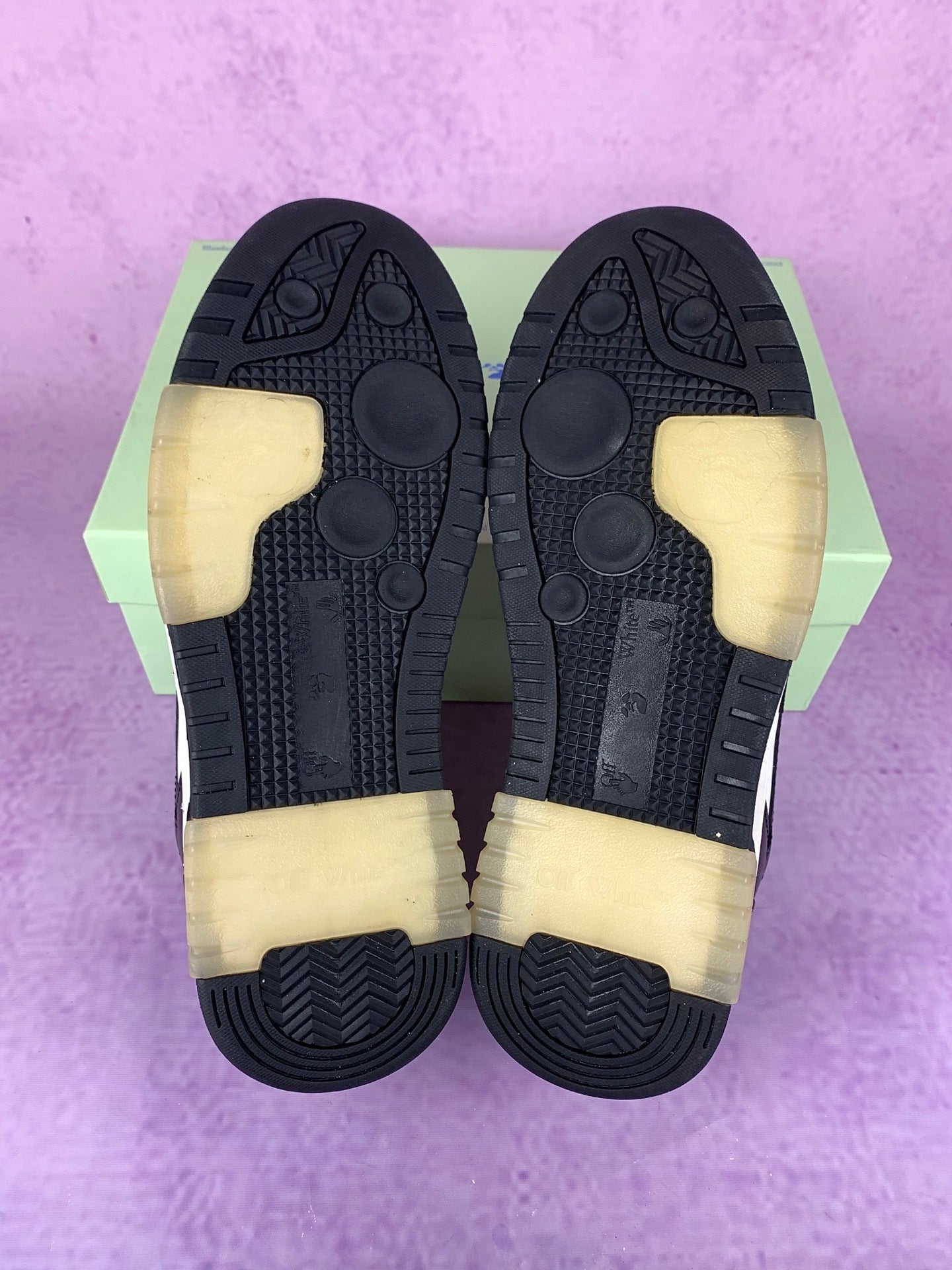 Off-White Black and White Arrow Sneakers