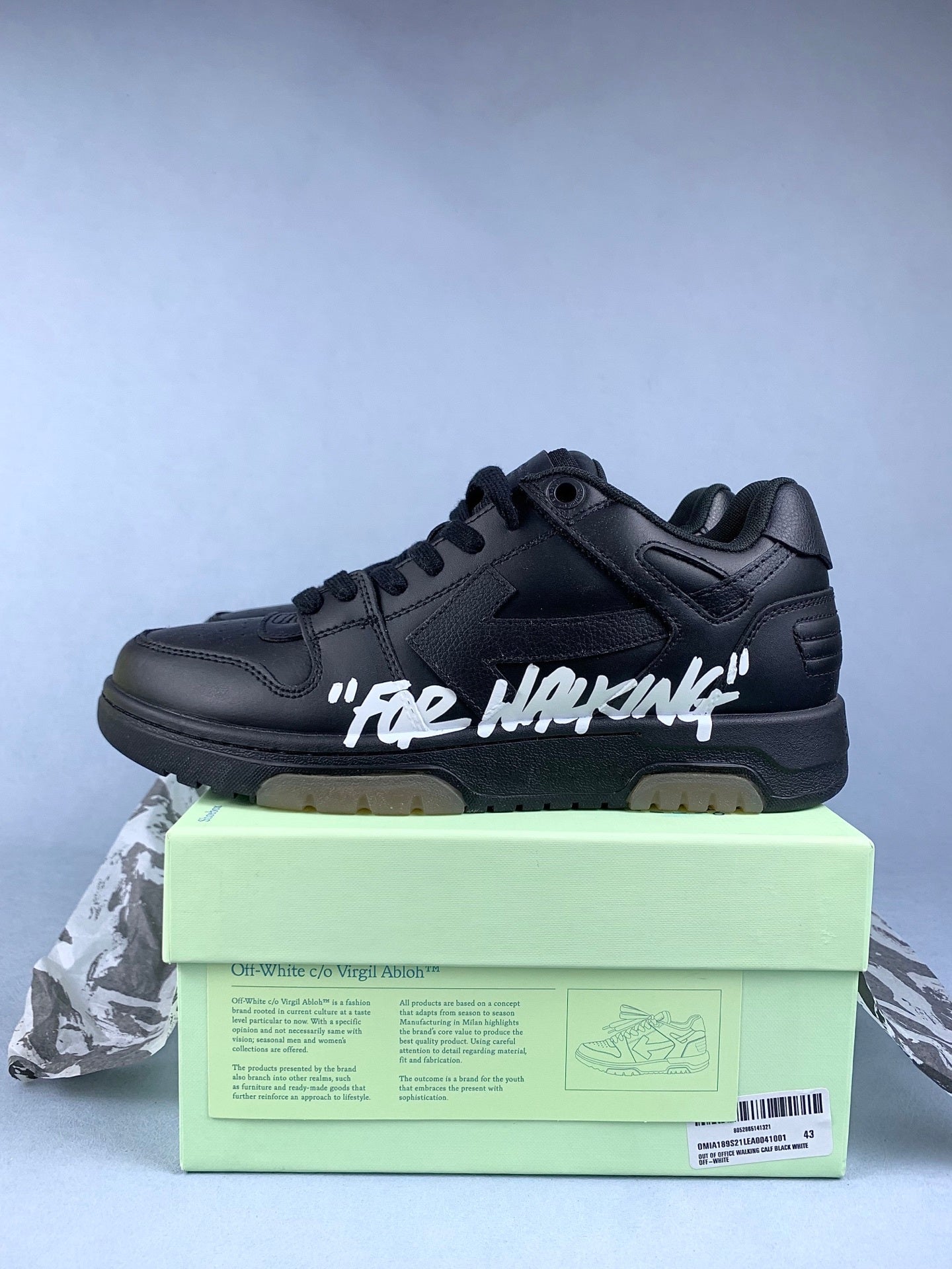 Off-White Black Graffiti Sneakers