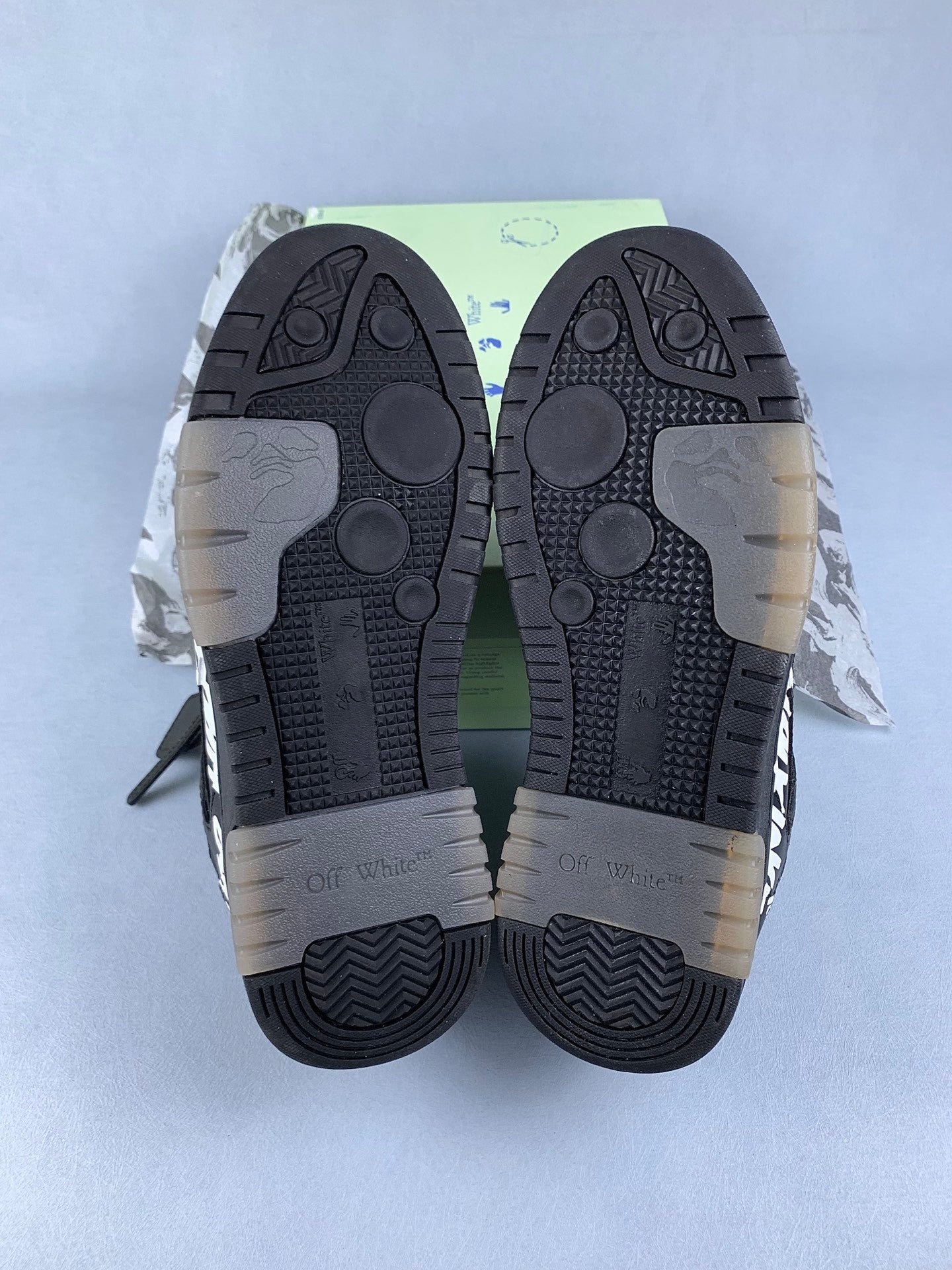 Off-White Black Graffiti Sneakers