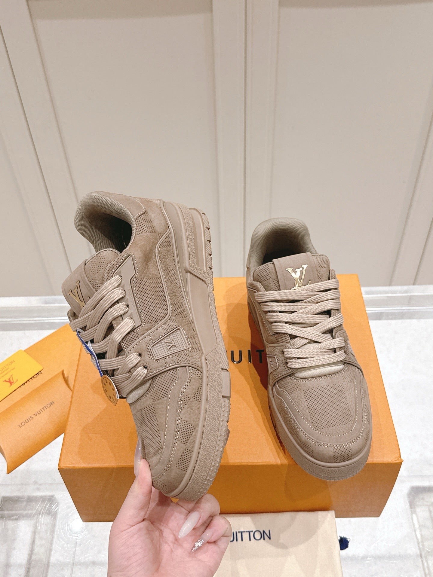 LV Unisex Basketball-Style Sneakers
