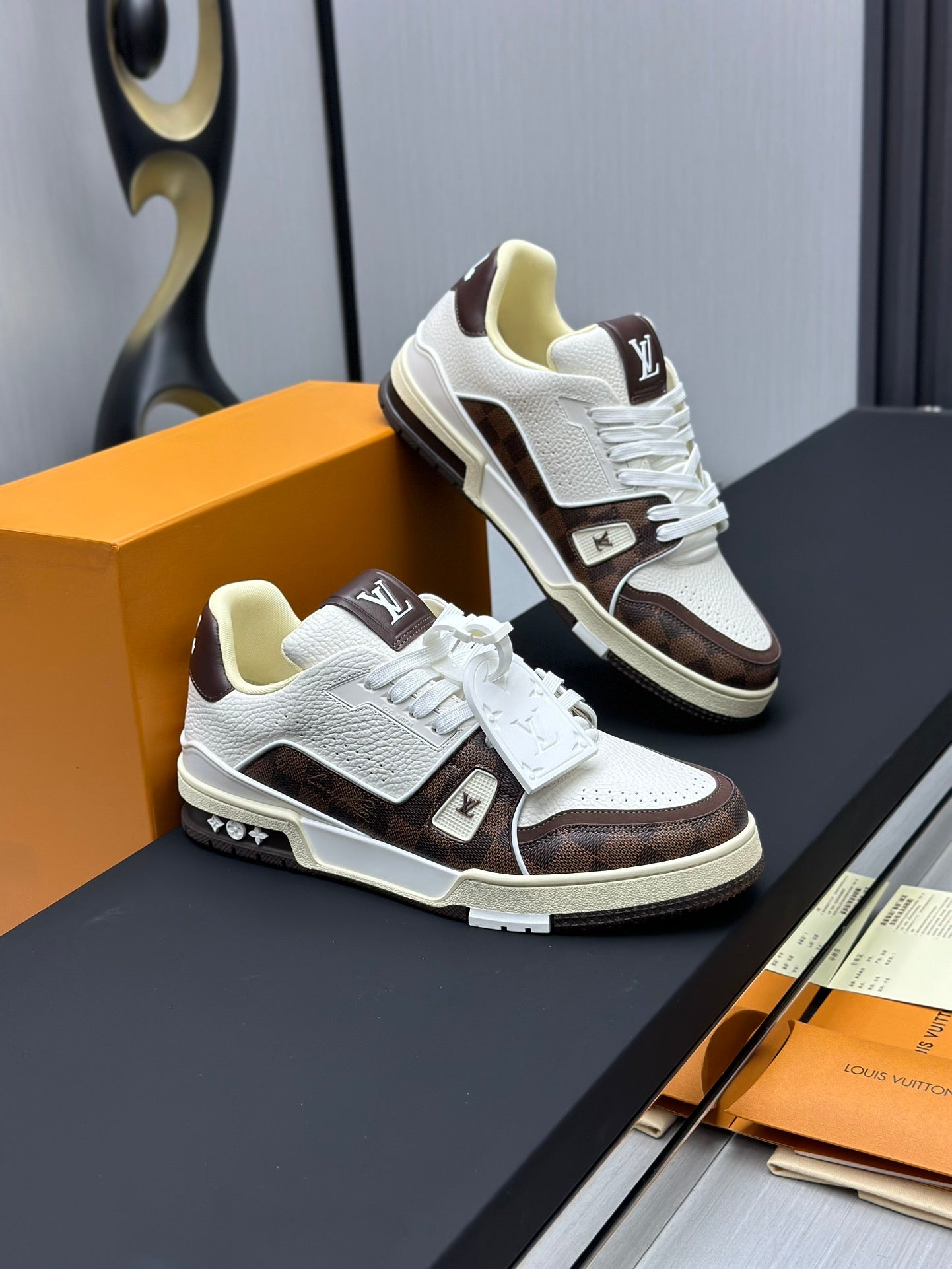 LV Classic Runway-Style Sneakers