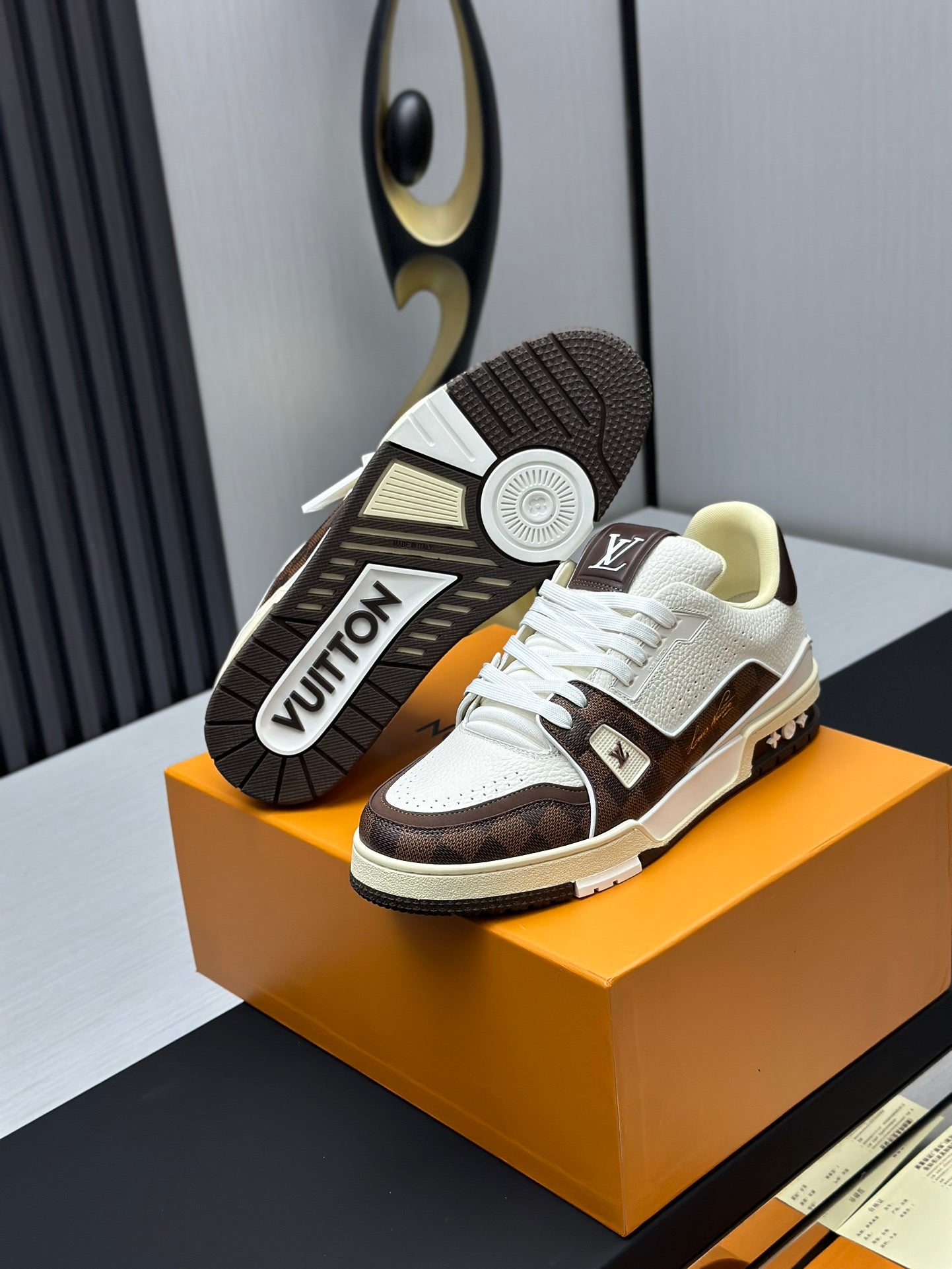 LV Classic Runway-Style Sneakers